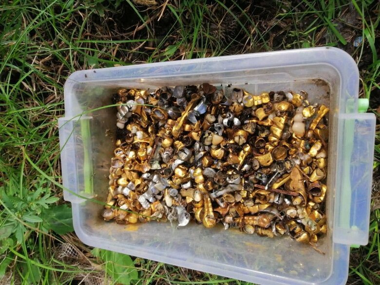 Box with extracted dental crowns was found in Russian torture chamber in Kharkiv region 01