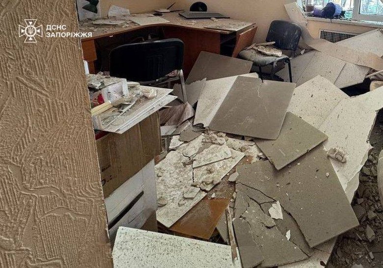 Запоріжжя після обстрілу