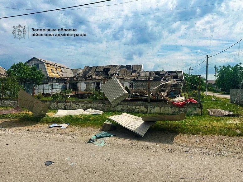 Балабине після обстрілу