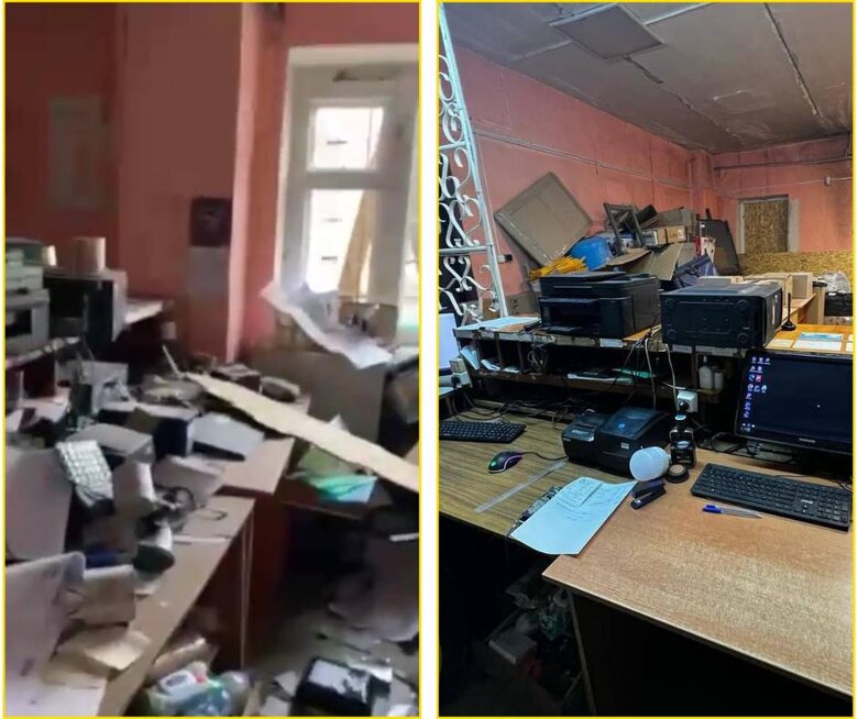 Росіяни за два дні знищили два відділення Укрпошти