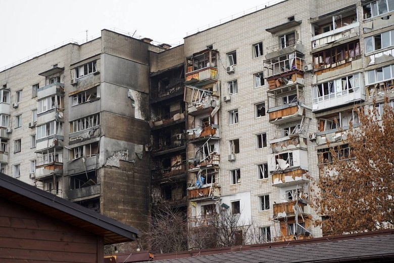 Vyshgorod after the shelling