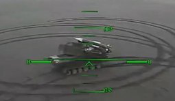 дрон атакує російський зрк бук