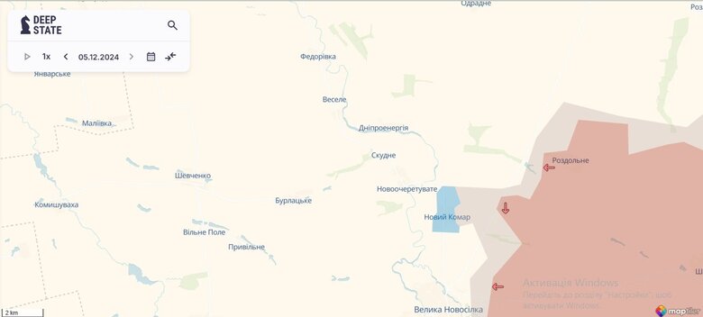 Карти від DeepState