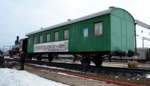 Музей-вагон Злуки УНР і ЗУНР пограбували в Фастові: зникли стародавні монети, гривня часів Русі, бронзові речі. ФОТО