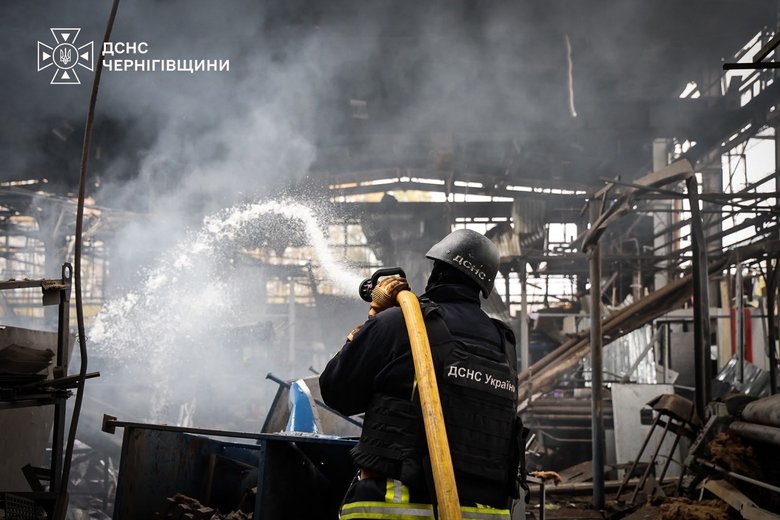 Russian attack on Chernihiv
