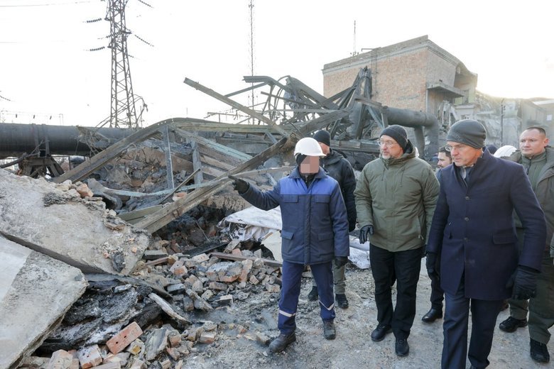 Mark Rutte familiarised himself with the consequences of the night strike on the Kyiv thermal power plant.