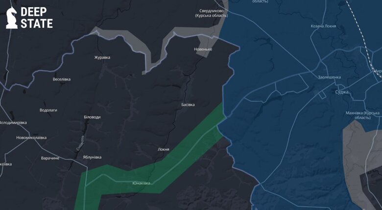 fighting in the Kursk region