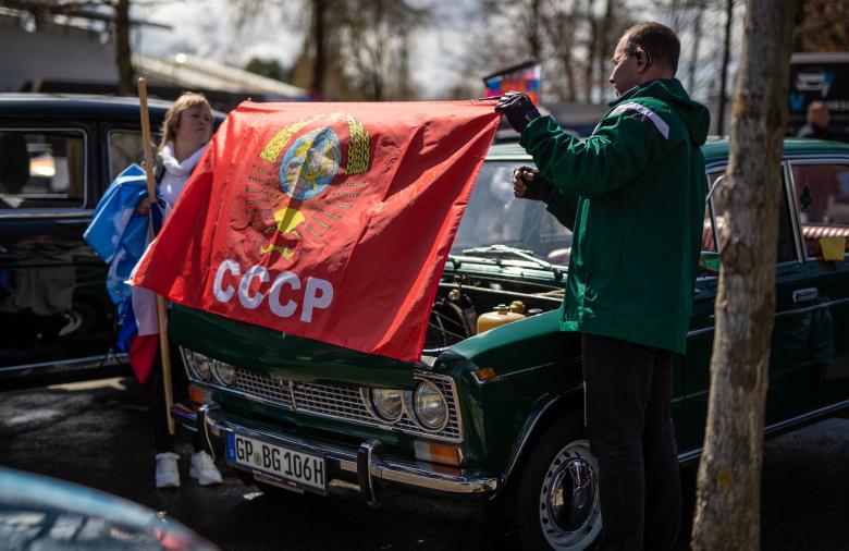 В деяких німецьких містах відбулися проросійські автопробіги 01