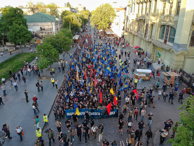 Марш националистов прошел в Одессе 01