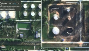 Последствия пожара, возникшего на нефтебазе в Воронеже во время мятежа Пригожина. ФОТО