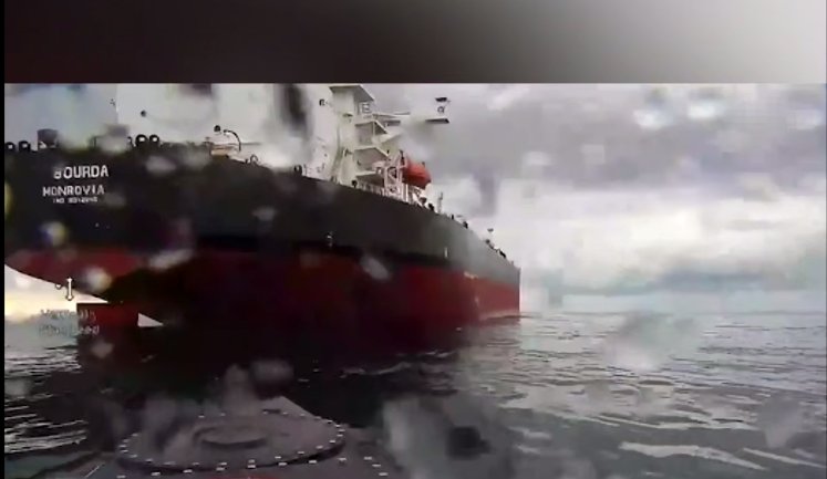 Russian container ship Yanina has been hit and has sunk, - Zelenskyy. VIDEO