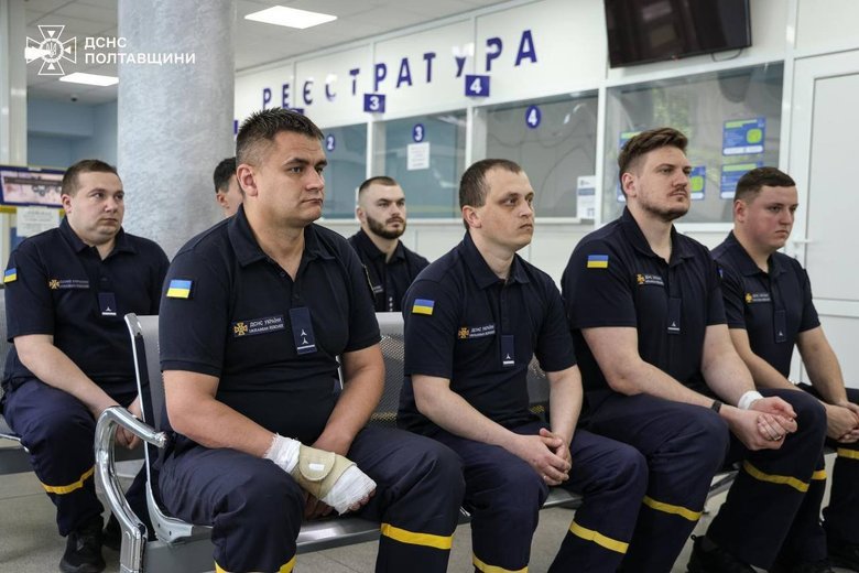 15 спасателей Полтавщины до сих пор находятся на лечении