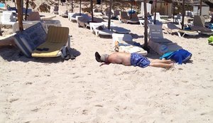 Unknown person attacked tourists in Tunisisan hotel, at least 27 killed. PHOTO
