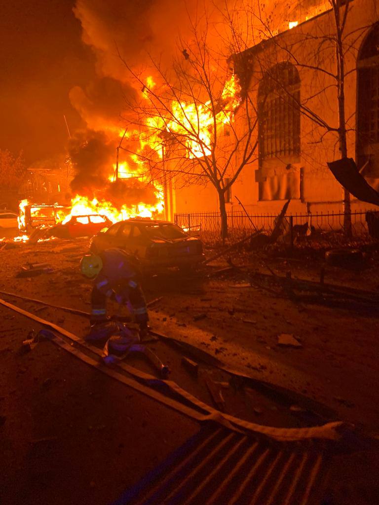 Consequences of drone attacks in Kharkiv and region: 5 fires broke out 04