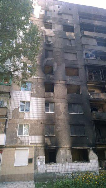 шахтерск обстрелы