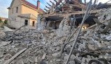 Наслідки обстрілу Чорнобаївки