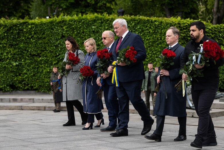Кубілюс на урочистостях в Україні