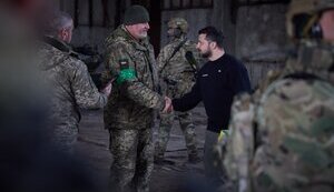 Zelensky visited advanced positions of AFU in Bakhmut direction. PHOTOS