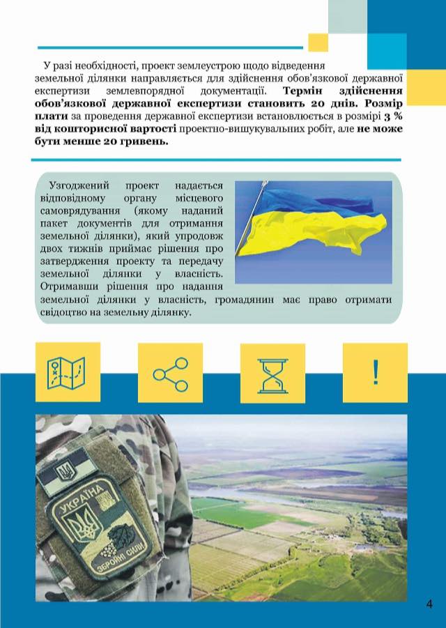 Алгоритм действий для получения участниками АТО бесплатного земельного участка 04