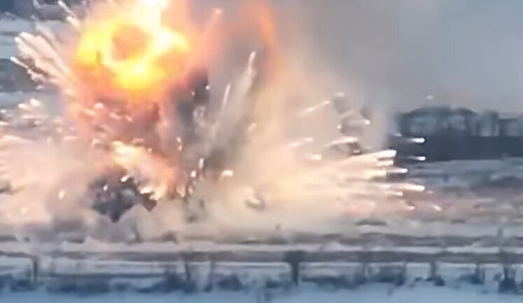 Soldiers of 110th Separate Mechanized Brigade destroyed Russian "Solntsepek" with drone from Dnipro community - Filatov. VIDEO