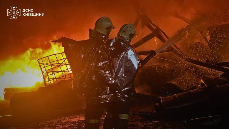 удар рф по підприємству на Київщині