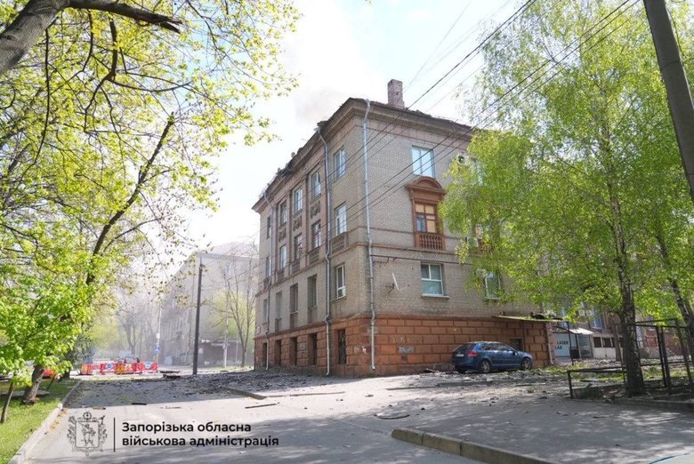 Атака РФ на Запорожье