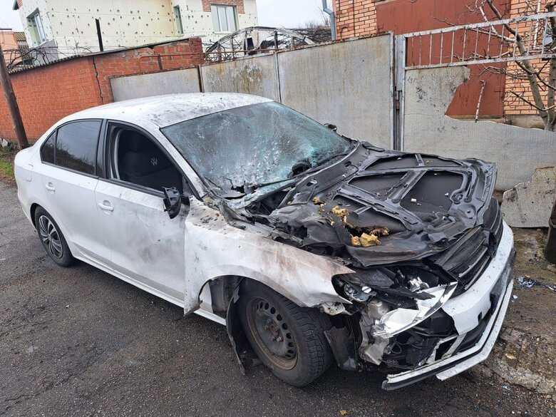 Наслідки обстрілу Нікополя