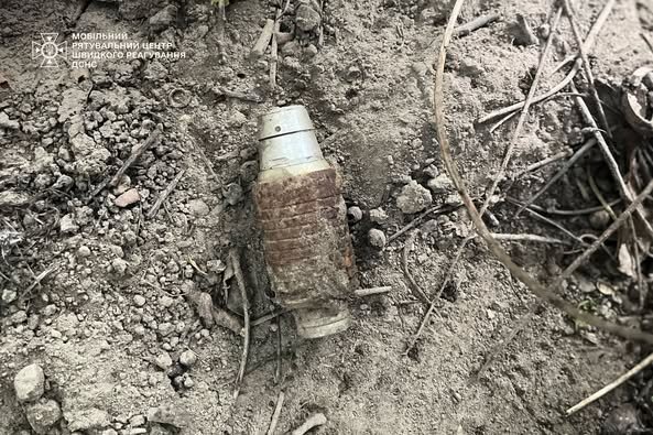 Sappers defused a VOG25 grenade
