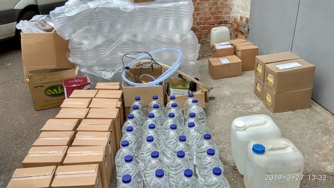 Подпольный цех по производству фальсифицированного алкоголя ликвидирован в Чернигове и остановлен незаконный сбыт подакцизной продукции, - ГФС 01 Подпольный цех по производству фальсифицированного алкоголя ликвидирован в Чернигове и остановлен незаконный сбыт подакцизной продукции, - ГФС 01