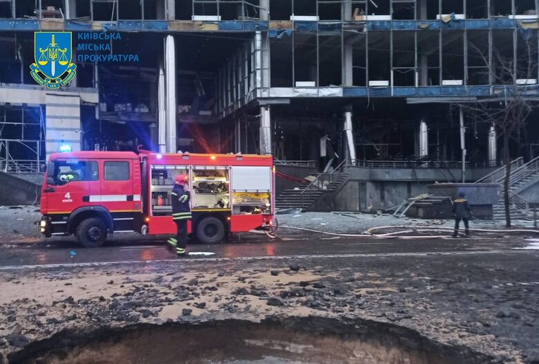 Наслідки обстрілу Києва 18 січня 2025 року