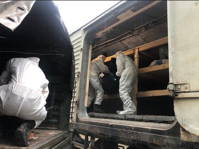 В усипальних вагонах РЖД із кондиціонерами: ОК Південь показало передачу РФ тіл ліквідованих окупантів 04