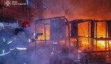 At night, enemy launched UAV strikes on territory of postal terminal in suburbs of Kharkiv