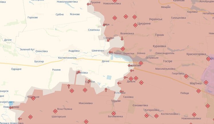 Враг оккупировал Анновку на Донетчине и продвинулся около 9 населенных пунктов, - DeepState