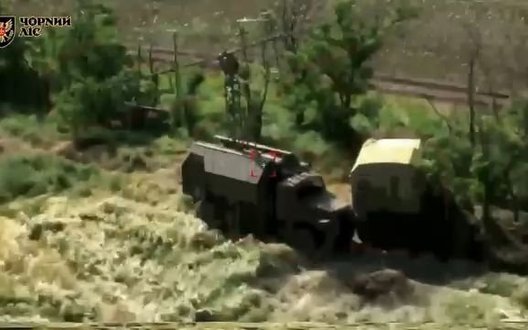 Бійці бригади «Чорний ліс» знищили російську РЛС П-18 «Терек». ВІДЕО