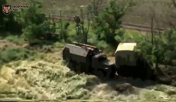 Fighters from "Black Forest" Brigade destroyed Russian P-18 "Terek" radar station. VIDEO