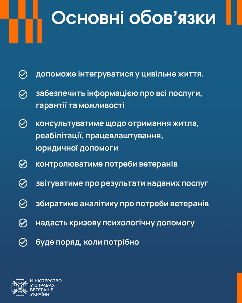 Фахівці із супроводу ветеранів війни