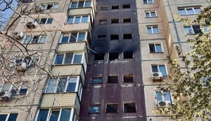 Ворог атакував дронами багатоповерхівку в Кривому Розі: пожежу ліквідовано, п’ятеро постраждалих, зокрема двоє дітей. ФОТО (оновлено)