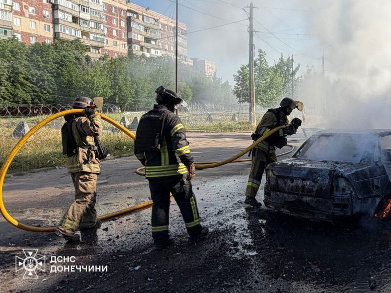 Удар по авто у Краматорську
