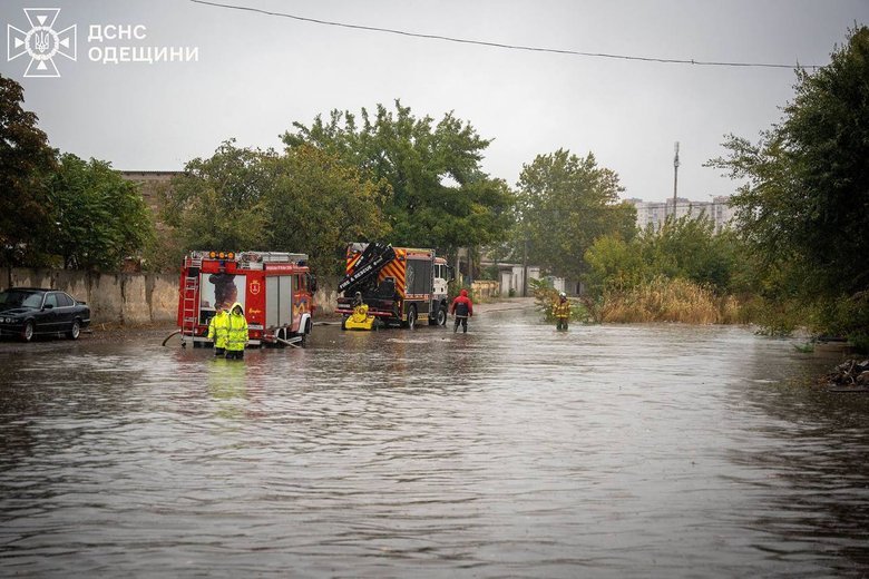 Bad weather in Odesa
