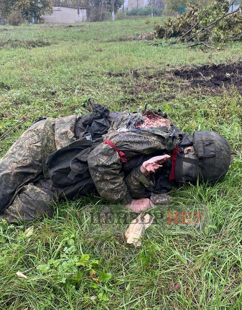 Розірвані на шматки російські окупанти після бою з 92-ю бригадою ЗСУ на сході Харківщини 07