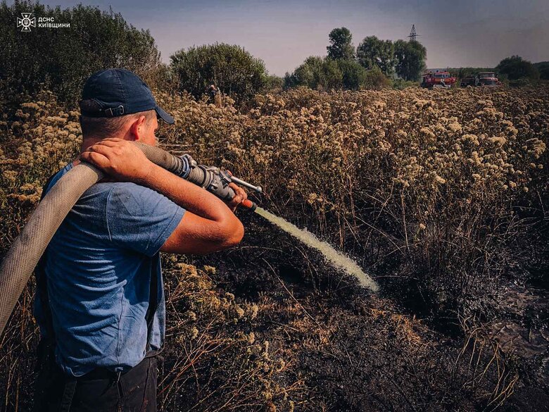На Київщині горять торф'яники: У Києві забруднено повітря