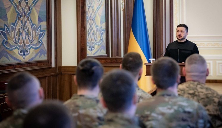 Зеленський зустрівся з воїнами СБУ та відзначив державними нагородами з нагоди професійного свята