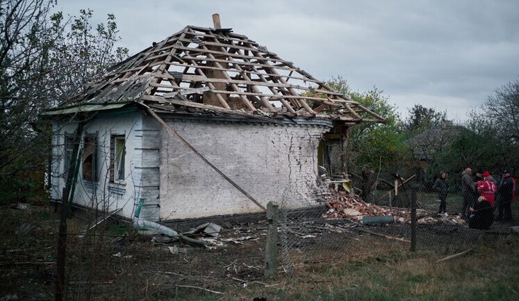 Уламки "шахедів" впали на будинки у Золотоноші Черкаської області. ФОТОрепортаж