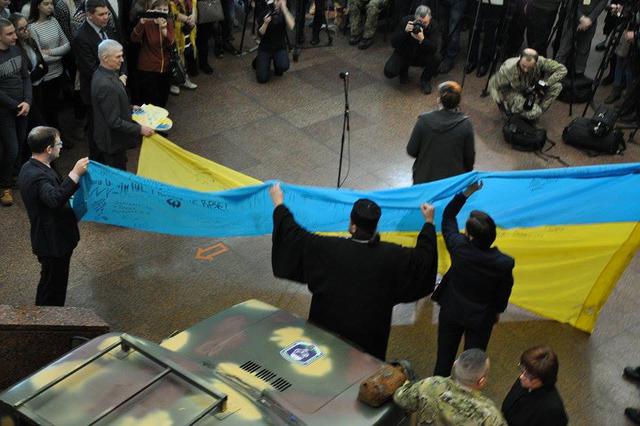 Виставка "Український Схід", присвячена АТО, відкрилася в Нацмузеї історії України у Другій світовій війні 12 Виставка "Український Схід", присвячена АТО, відкрилася в Нацмузеї історії України у Другій світовій війні 12