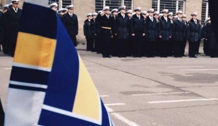 Nakhimov Naval Academy cadets, who sang Ukrainian anthem as Russian flag was raised in Crimea, graduate from Odesa Naval Academy. PHOTOS