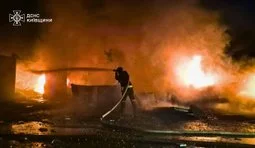 Rescuers in Kyiv region eliminate the consequences of the night attack