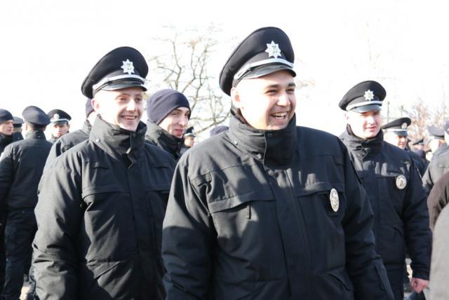 чернигов полиция присяга патрульная патрульные