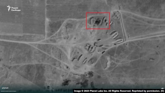 Підтвердження ураження російської С-400 Тріумф біля окупованої Євпаторії 01