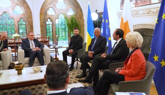 Зеленський зустрівся з Христодулідісом, Коштою та фон дерЛяєн