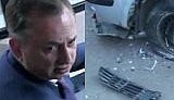 Как Колесников на автобусе разбил автомобиль ГАИ. ВИДЕО аварии.